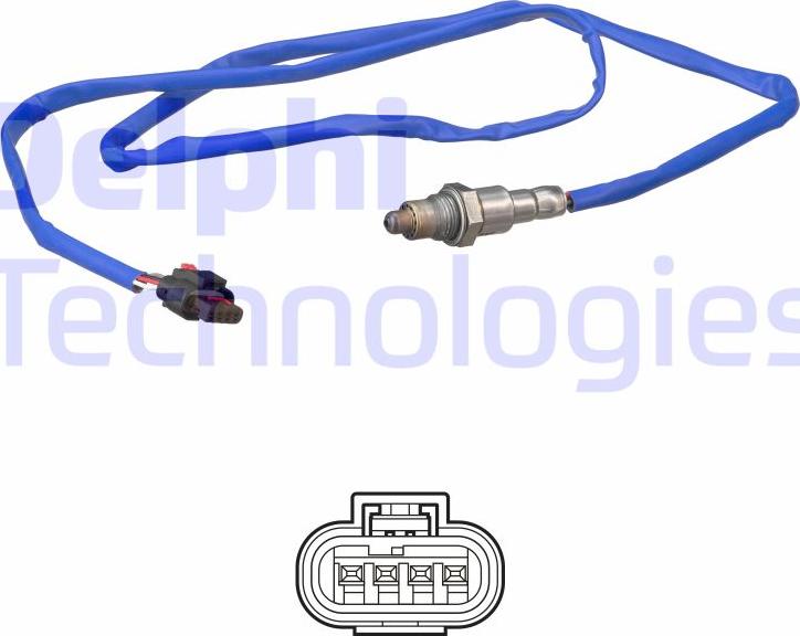 Delphi ES21123-12B1 - Lambda zonde www.autospares.lv