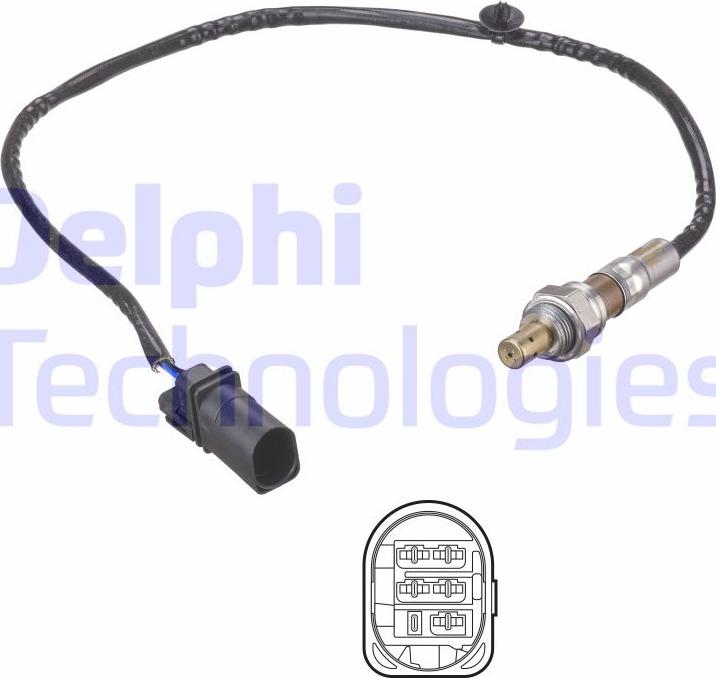 Delphi ES21179-12B1 - Lambda zonde www.autospares.lv