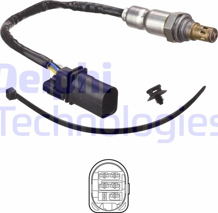 Delphi ES21175-12B1 - Lambda zonde www.autospares.lv