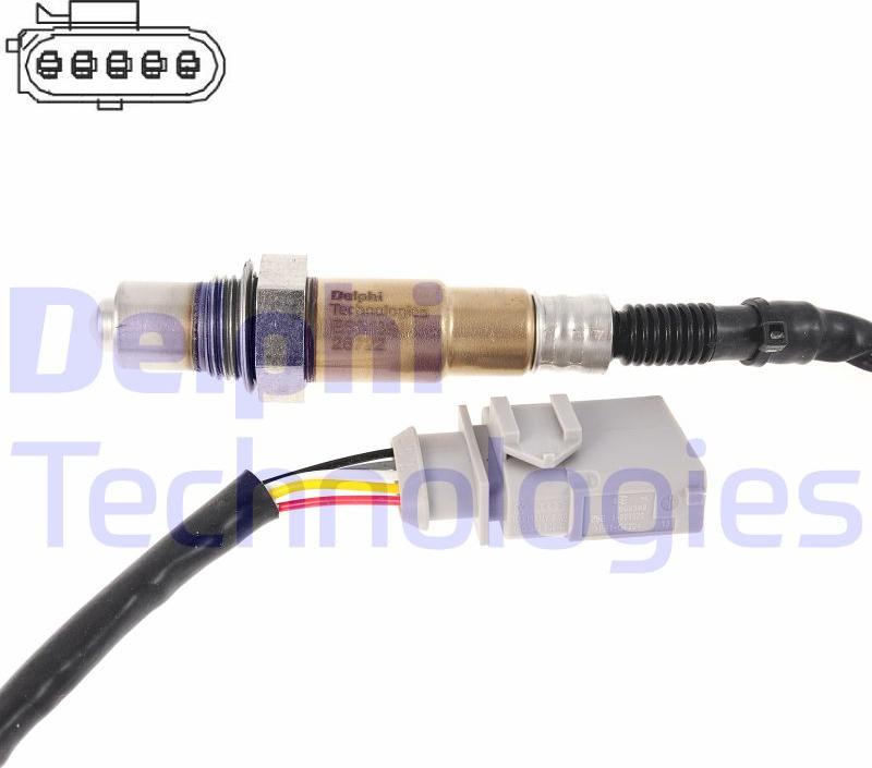 Delphi ES21394-12B1 - Lambda zonde www.autospares.lv