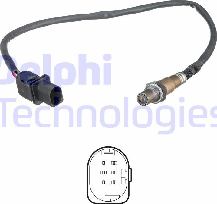 Delphi ES21349-12B1 - Lambda zonde autospares.lv