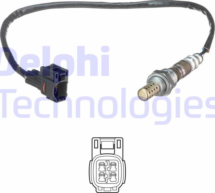 Delphi ES21352-12B1 - Лямбда-зонд, датчик кислорода www.autospares.lv