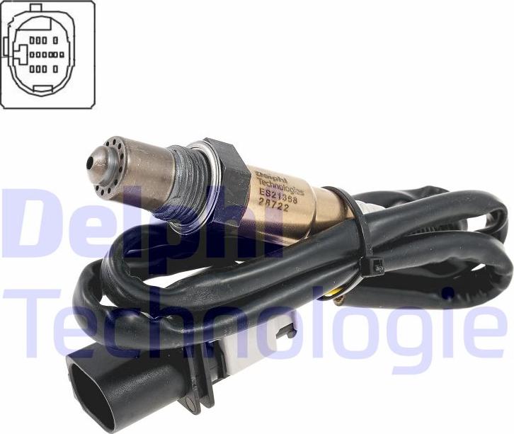 Delphi ES21368-12B1 - Lambda zonde autospares.lv