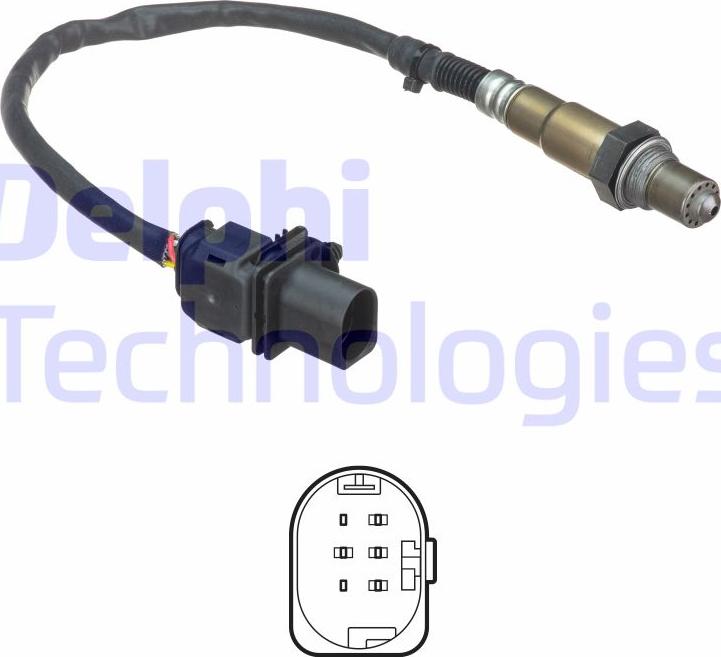 Delphi ES21306-12B1 - Lambda zonde autospares.lv