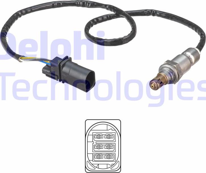 Delphi ES21303-12B1 - Lambda zonde www.autospares.lv