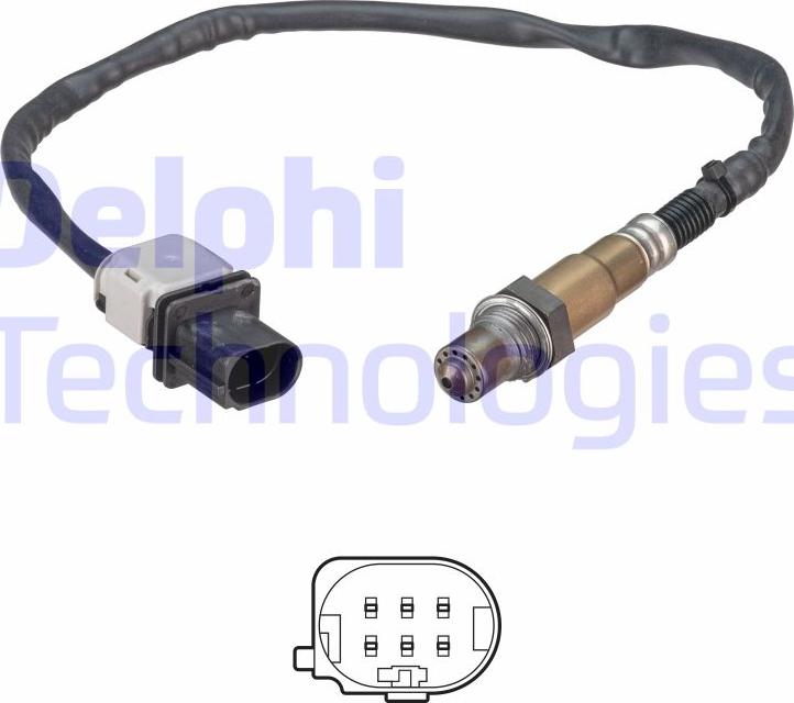 Delphi ES21302-12B1 - Lambda Sensor www.autospares.lv