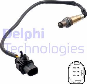 Delphi ES21310-12B1 - Лямбда-зонд, датчик кислорода www.autospares.lv