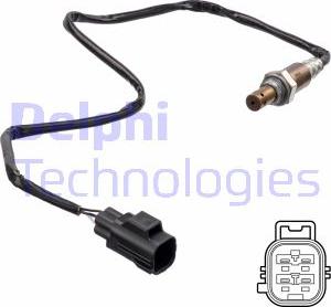 Delphi ES21323-12B1 - Лямбда-зонд, датчик кислорода www.autospares.lv