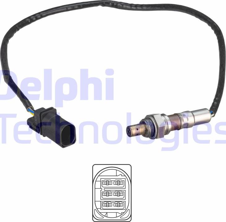 Delphi ES21291-12B1 - Lambda zonde www.autospares.lv