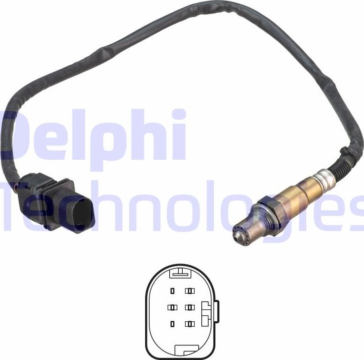 Delphi ES21293-12B1 - Lambda zonde www.autospares.lv