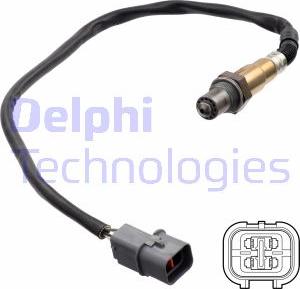 Delphi ES21297-12B1 - Лямбда-зонд, датчик кислорода www.autospares.lv