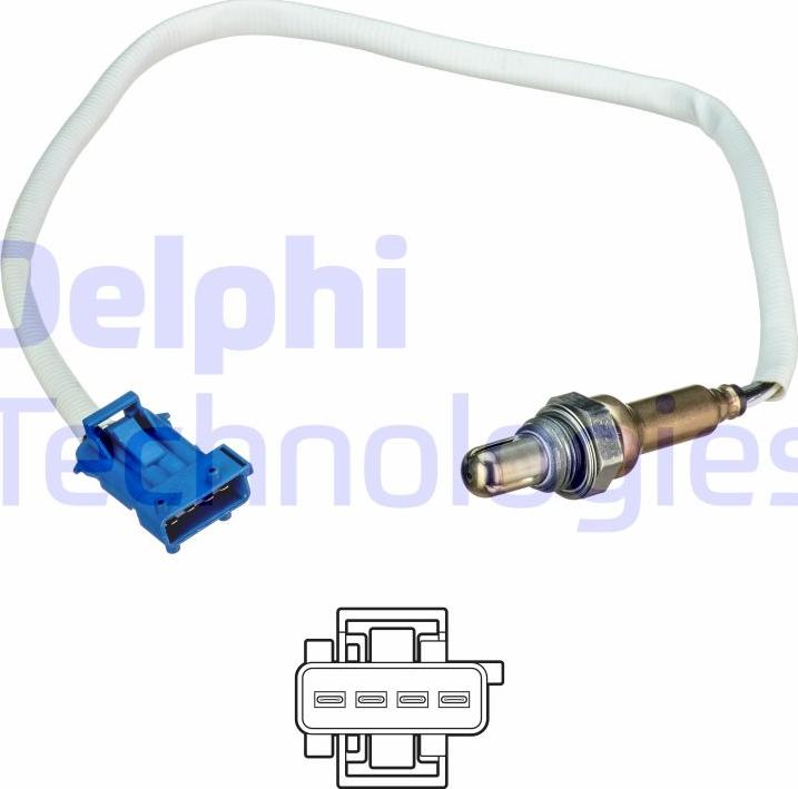 Delphi ES21244-12B1 - Lambda zonde www.autospares.lv