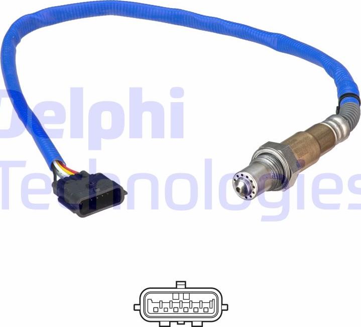 Delphi ES21242-12B1 - Лямбда-зонд, датчик кислорода www.autospares.lv