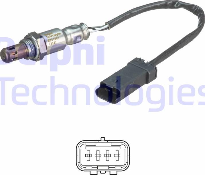 Delphi ES21266-12B1 - Lambda zonde www.autospares.lv