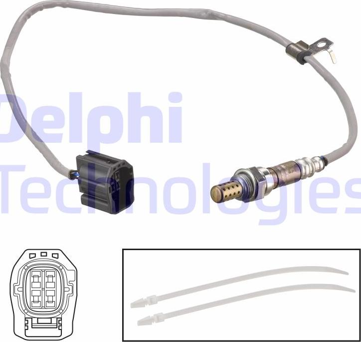 Delphi ES21260-12B1 - Лямбда-зонд, датчик кислорода www.autospares.lv