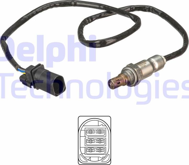 Delphi ES21204-12B1 - Lambda zonde www.autospares.lv