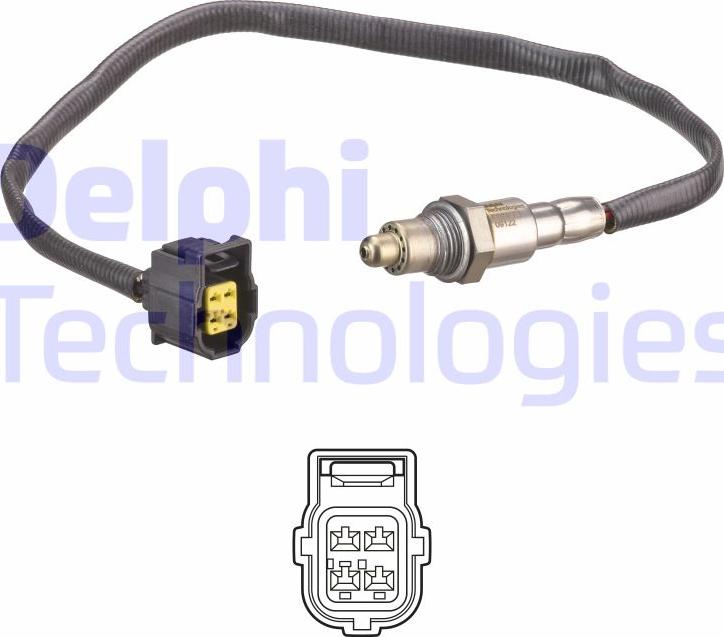 Delphi ES21202-12B1 - Lambda Sensor www.autospares.lv