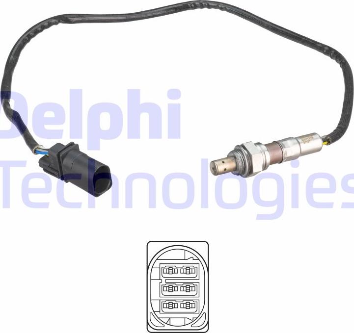 Delphi ES21219-12B1 - Lambda zonde www.autospares.lv