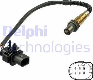 Delphi ES21211-12B1 - Лямбда-зонд, датчик кислорода www.autospares.lv