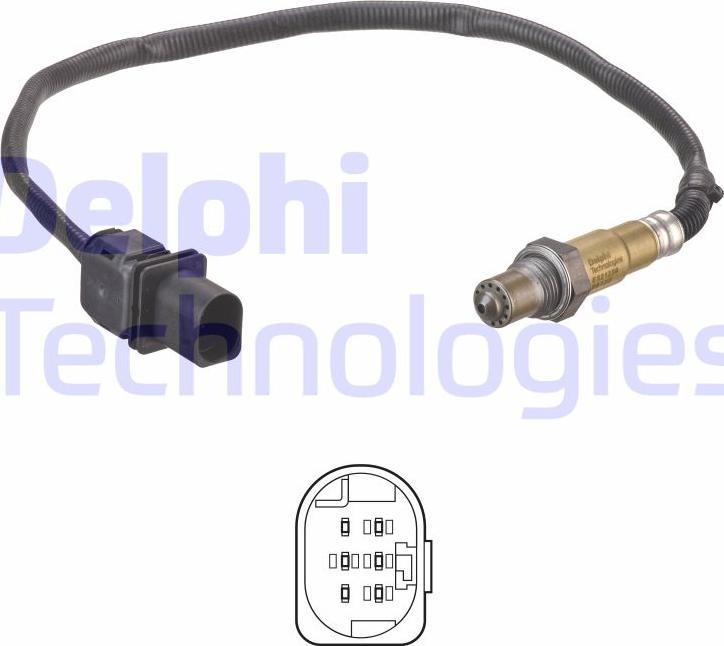 Delphi ES21236-12B1 - Lambda zonde www.autospares.lv