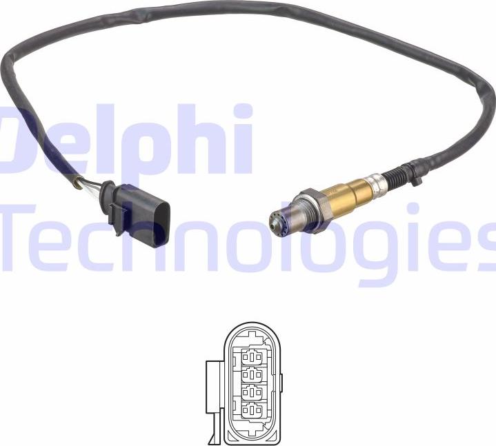 Delphi ES21273-12B1 - Lambda zonde www.autospares.lv