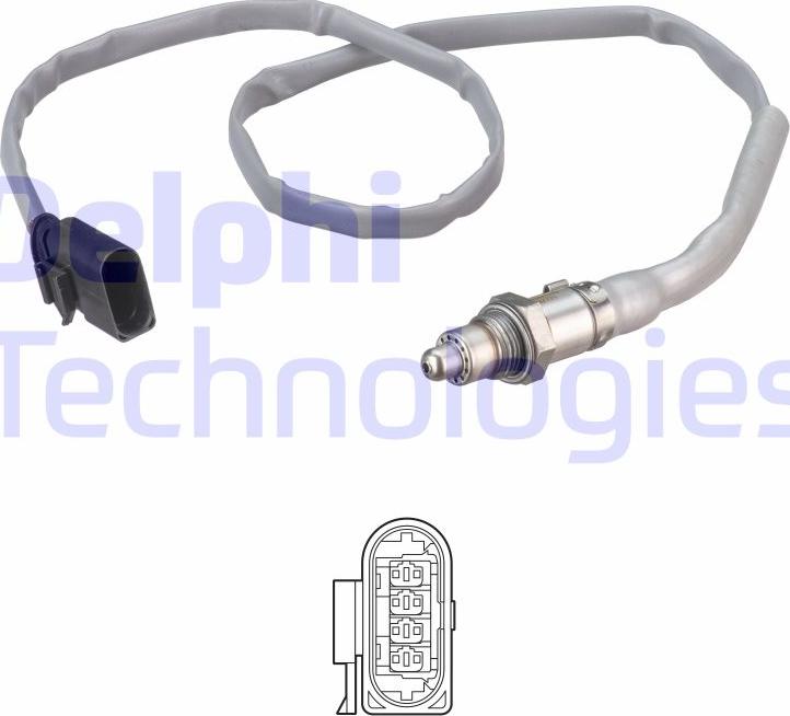 Delphi ES21272-12B1 - Lambda zonde autospares.lv