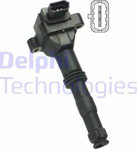 Delphi GN10504-12B1 - Aizdedzes spole www.autospares.lv