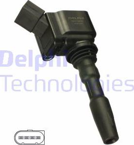 Delphi GN10631-12B1 - Aizdedzes spole www.autospares.lv