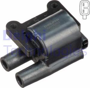 Delphi GN10703-12B1 - Катушка зажигания www.autospares.lv