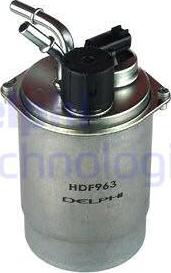 Delphi HDF963 - Degvielas filtrs www.autospares.lv