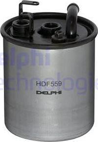 Delphi HDF559 - Degvielas filtrs www.autospares.lv