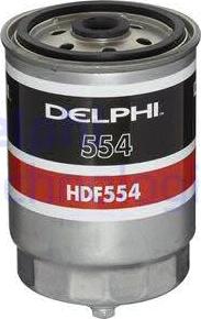 Delphi HDF554 - Degvielas filtrs autospares.lv