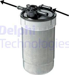 Delphi HDF565 - Fuel filter www.autospares.lv