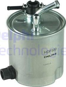 Delphi HDF580 - Degvielas filtrs www.autospares.lv