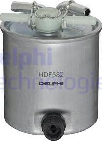 Delphi HDF582 - Degvielas filtrs autospares.lv