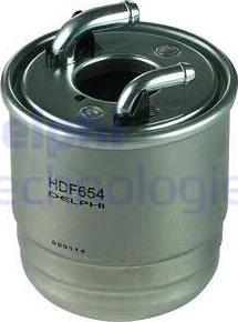 Delphi HDF654 - Degvielas filtrs www.autospares.lv