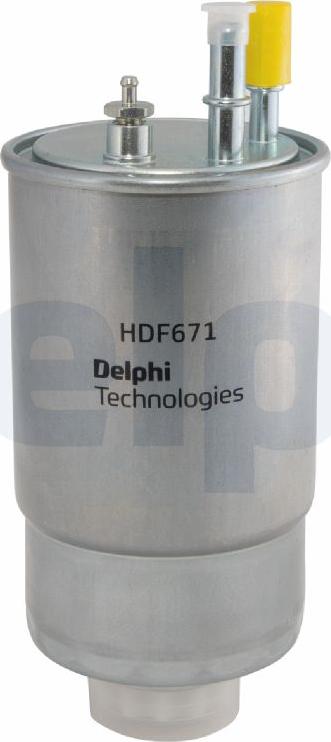 Delphi HDF671 - Degvielas filtrs autospares.lv