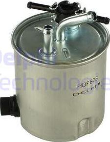 Delphi HDF678 - Degvielas filtrs autospares.lv