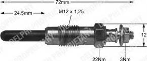 Delphi HDS255 - Glow Plug www.autospares.lv