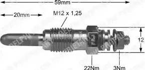 Delphi HDS258 - Kvēlsvece autospares.lv