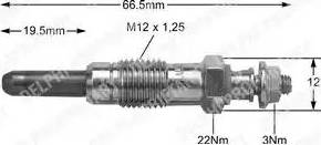 Delphi HDS271 - Kvēlsvece autospares.lv