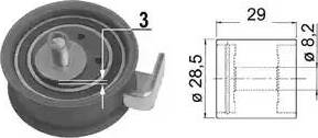 Delphi KDB443 - Zobsiksnas komplekts www.autospares.lv