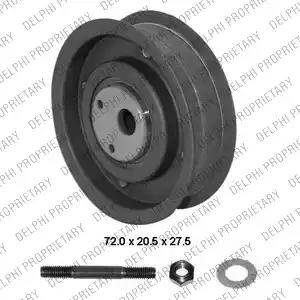 Delphi KDB402 - Комплект зубчатого ремня ГРМ www.autospares.lv