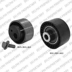 Delphi KDB196 - Комплект зубчатого ремня ГРМ www.autospares.lv