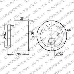 Delphi KDB163 - Timing Belt Set www.autospares.lv