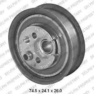 Delphi KDB157 - Комплект зубчатого ремня ГРМ www.autospares.lv