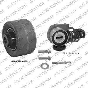 Delphi KDB119 - Zobsiksnas komplekts www.autospares.lv