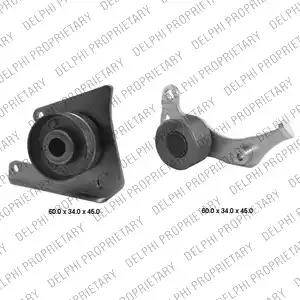 Delphi KDB115 - Комплект зубчатого ремня ГРМ www.autospares.lv