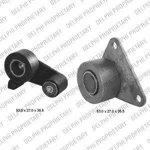 Delphi KDB185 - Zobsiksnas komplekts www.autospares.lv