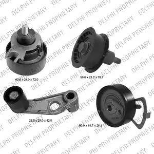 Delphi KDB347 - Timing Belt Set www.autospares.lv